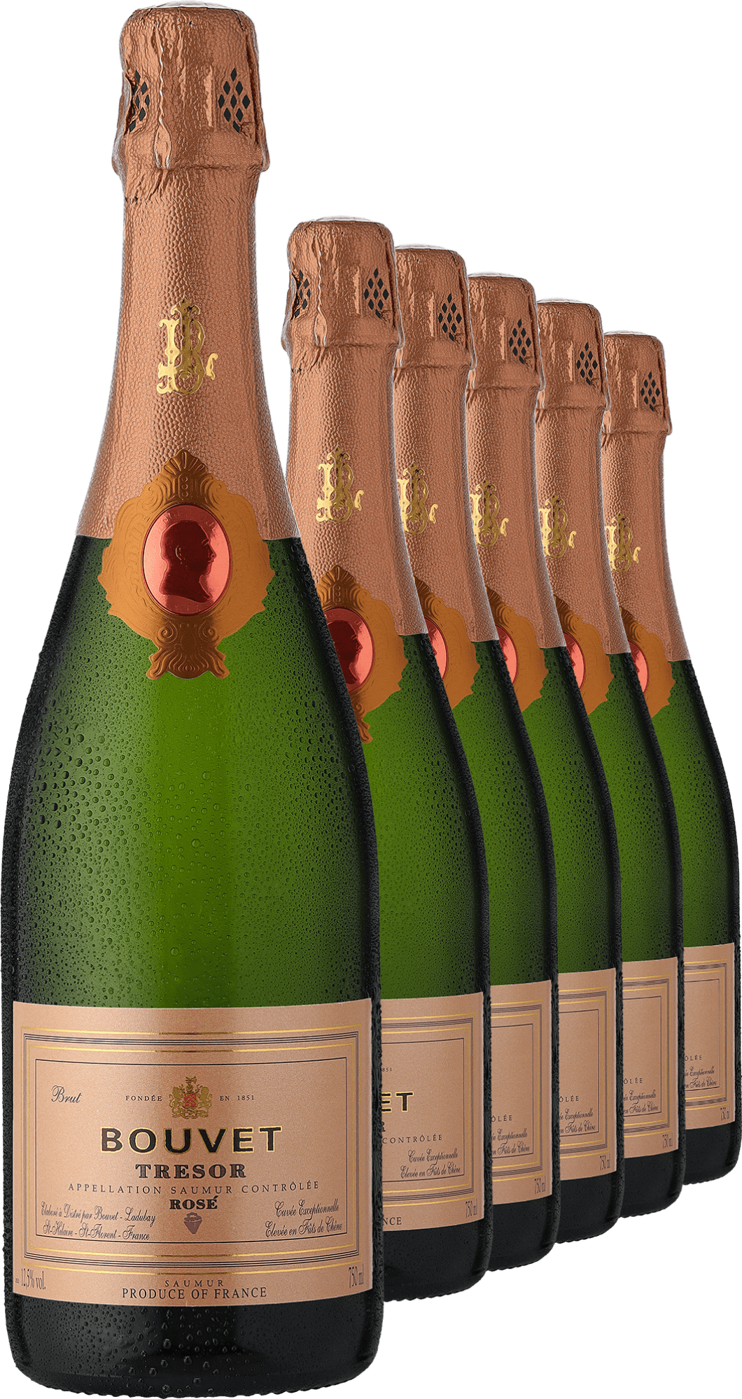 4002859989532 - »Tresor« Saumur Rosé Brut im 6er-Vorratspaket 4002859989532 - »Tresor« Saumur Rosé Brut im 6er-Vorratspaket