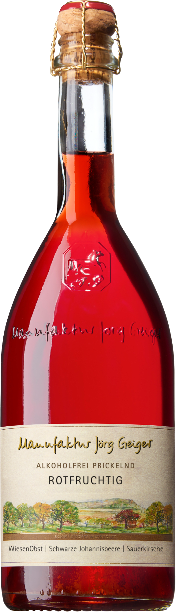 Ludwig von Kapff Wein-Angebot - Manufaktur Jörg Geiger »Rotfruchtig« Alkoholfrei