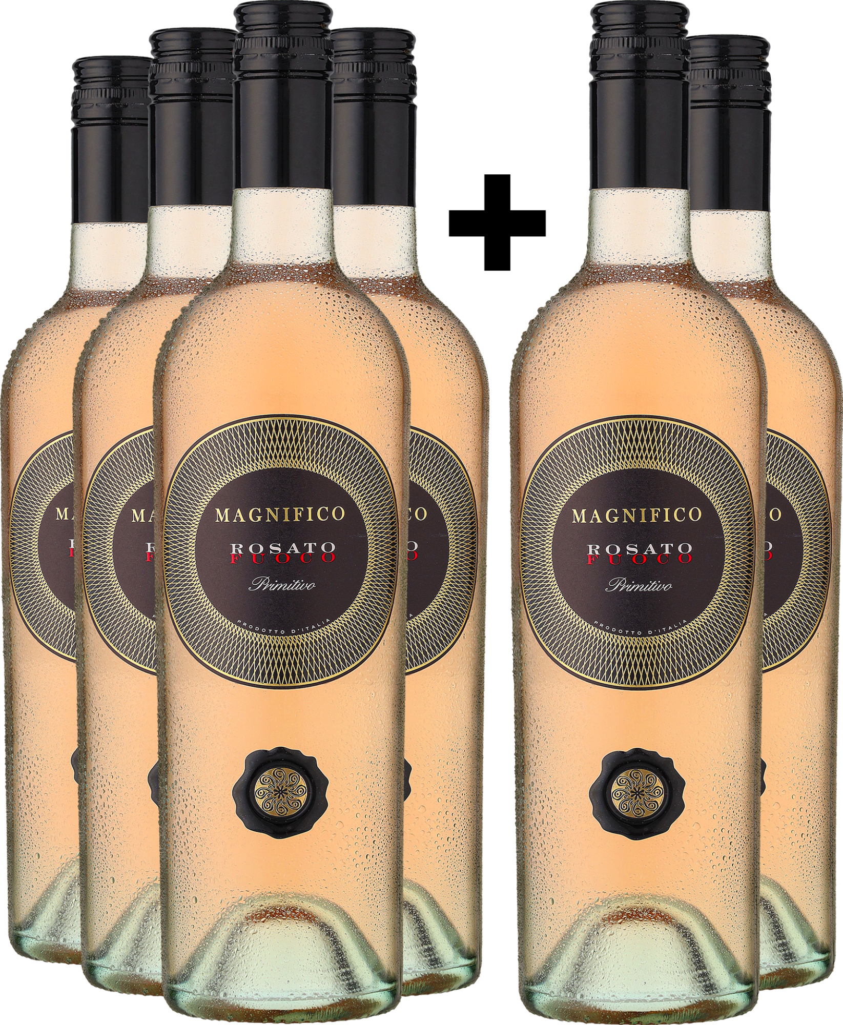 4+2-PAKET Magnifico Fuoco Primitivo Rosato 2024
