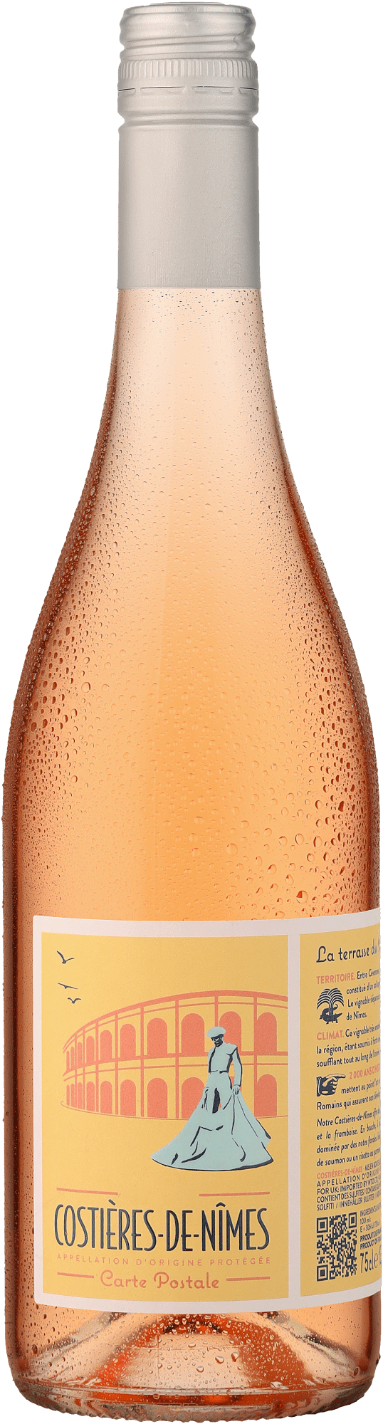 Carte Postale Costières de Nîmes Rosé