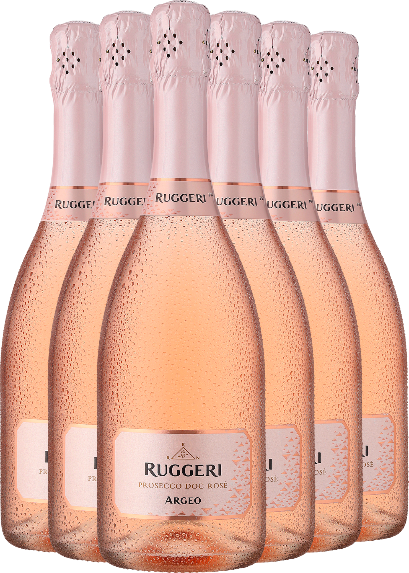 4002859987491 - 2024 Ruggeri Prosecco Rosé Brut »Argeo« im 6er-Vorratspaket