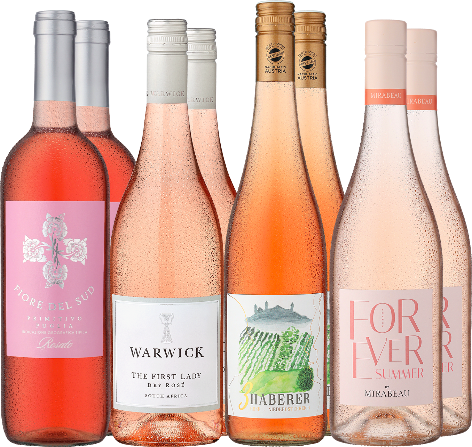 4002859994154 - 8er-Probierpaket »Rosé Favoriten« 4002859994154 - 8er-Probierpaket »Rosé Favoriten«