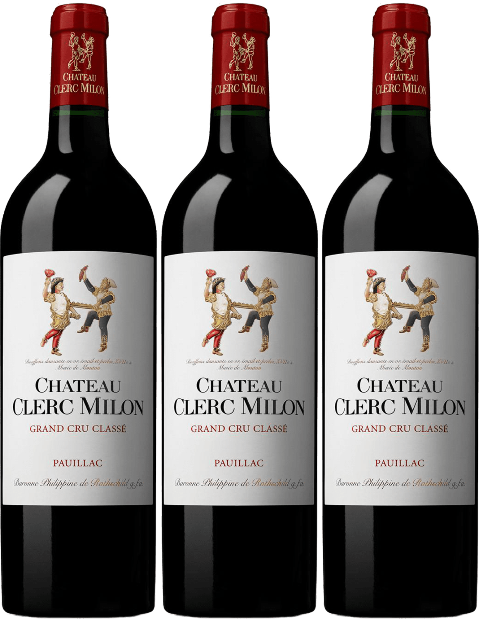 3er-Probierpaket »Bordeaux-Genuss« Château Clerc Milon Ludwig von Kapff DE