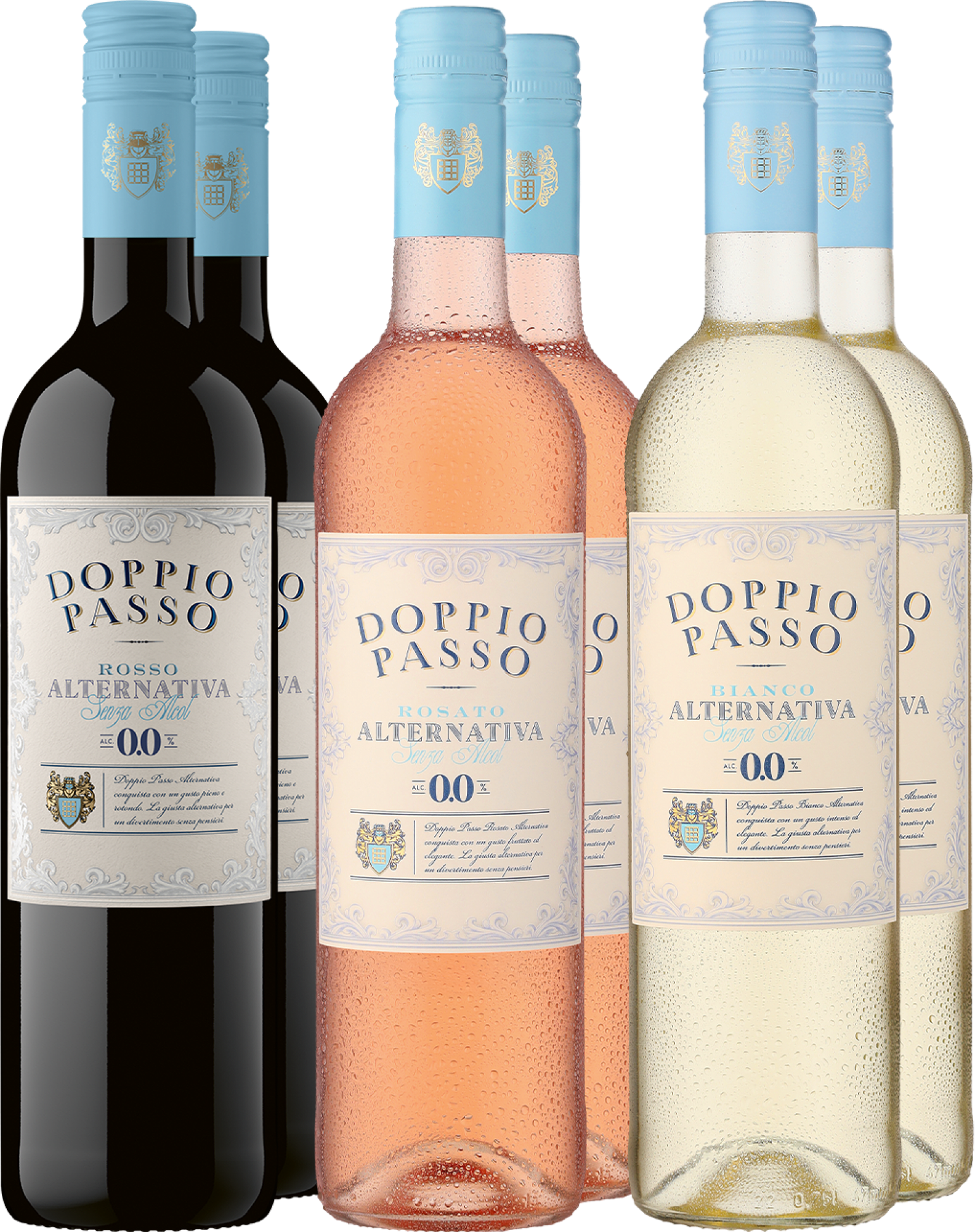 Image of 6er-Probierpaket »Doppio Passo Alkoholfrei«