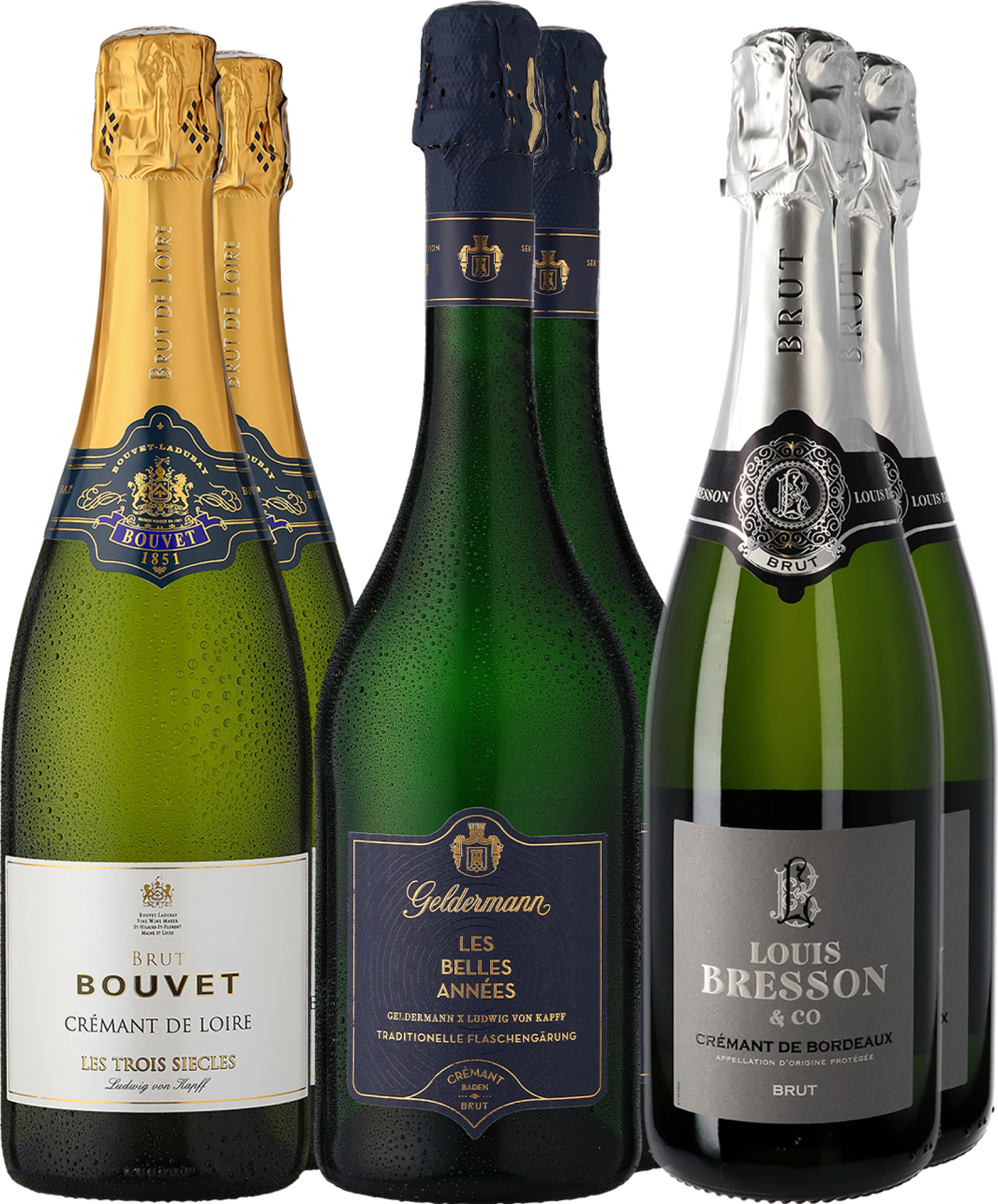 6er-Probierpaket »Crémant Bestseller« - 6er-Probierpaket »Crémant Bestseller« -