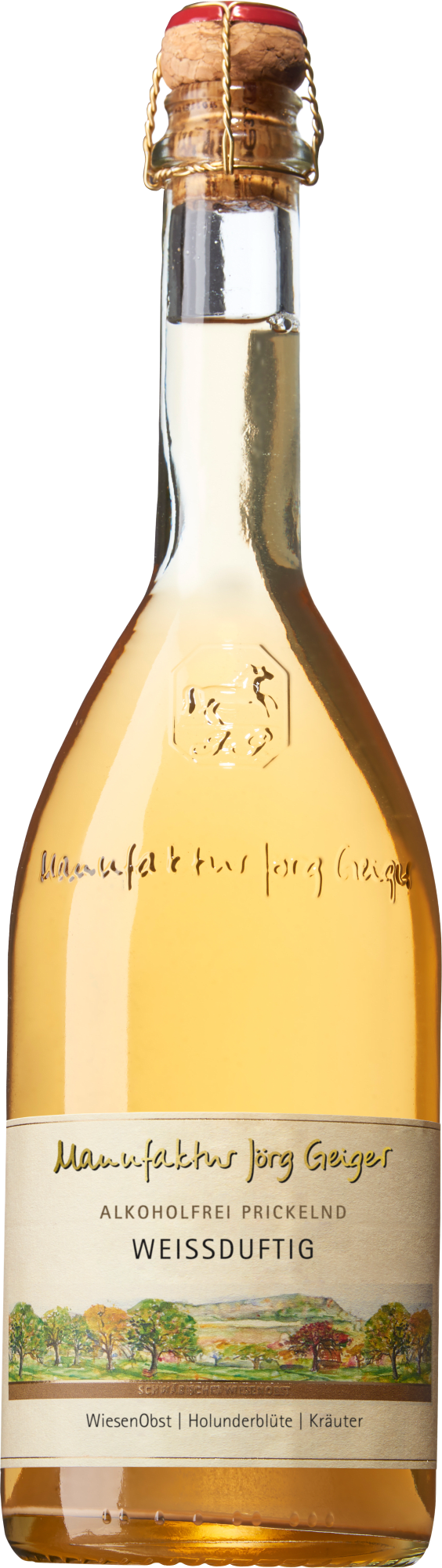 Jörg Geiger Prisecco Weissduftig alkoholfrei - Jörg Geiger