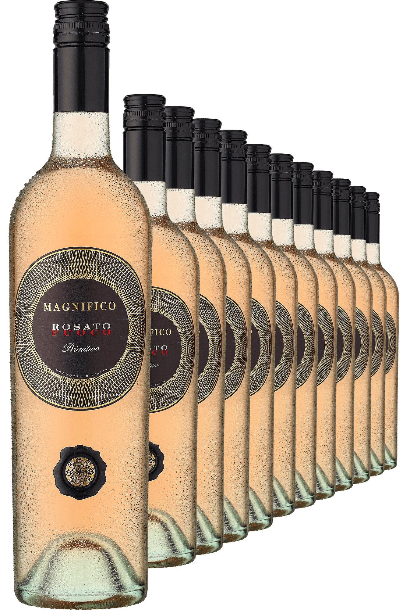 2024 Magnifico Fuoco Primitivo Rosato im 12er-Vorratspaket
