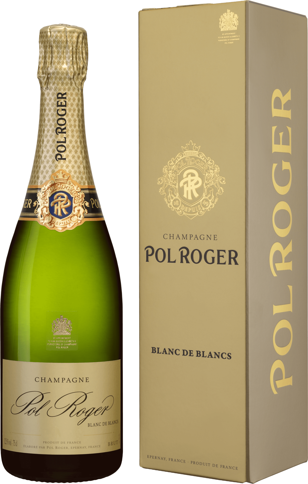 Pol Roger Champagner Blanc de Blancs Brut Vintage in Geschenkverpackung
