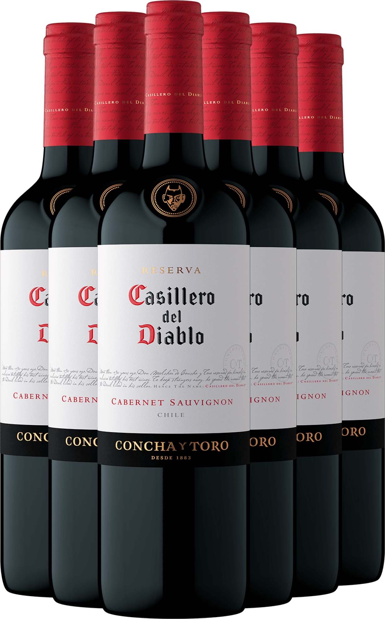 2023 Casillero del Diablo Reserva Cabernet Sauvignon im 6er-Vorratspaket