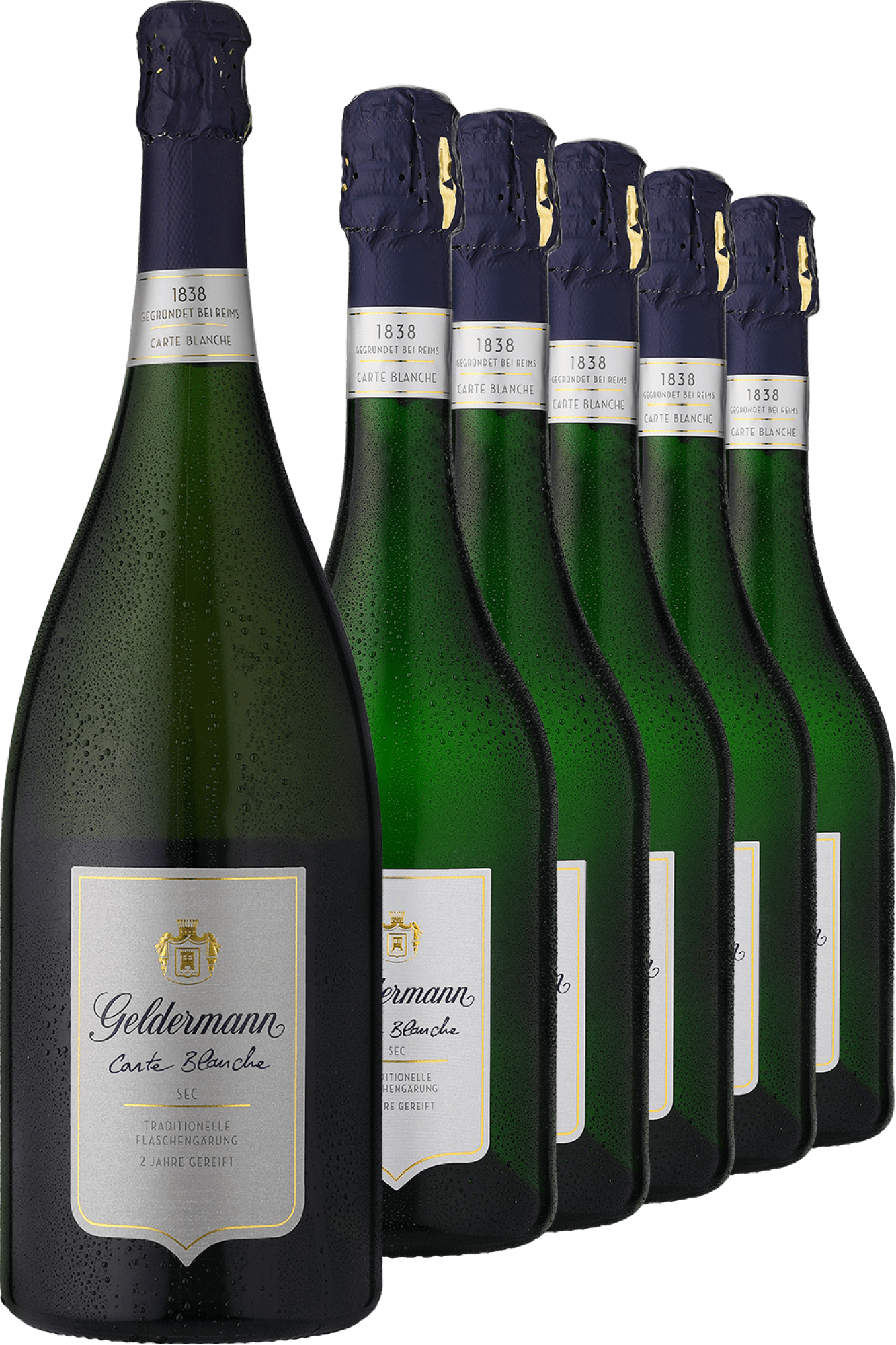 Geldermann Carte Blanche im 5er-Vorratspaket +Magnumflasche GRATIS