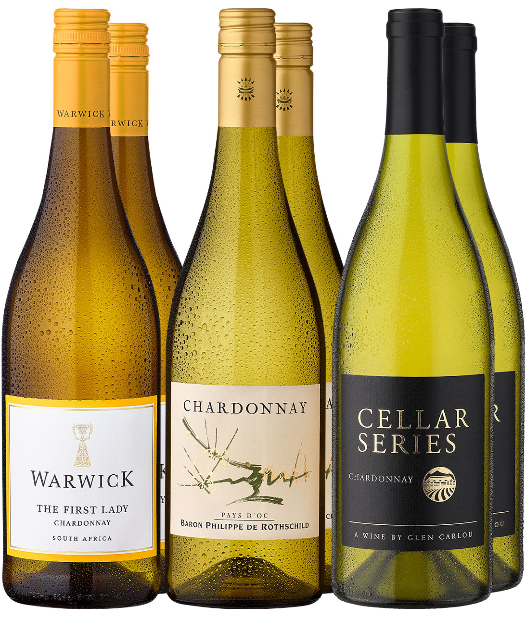 6er-Probierpaket »Goldene Chardonnays«