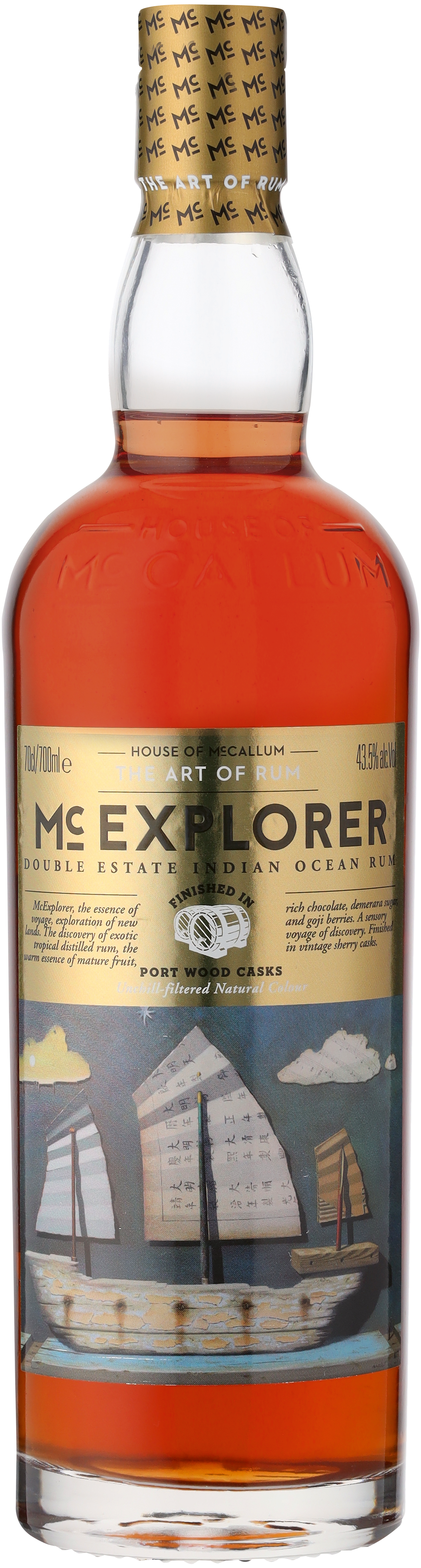 McExplorer Double Estate Indian Ocean Port Cask Finish Rum