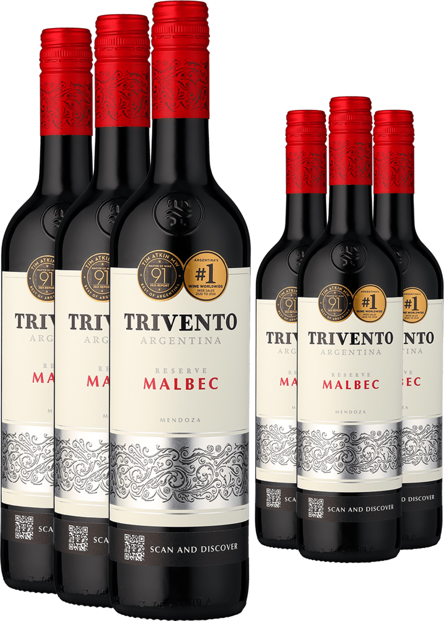 3+3-PAKET Trivento Reserve Malbec 2024