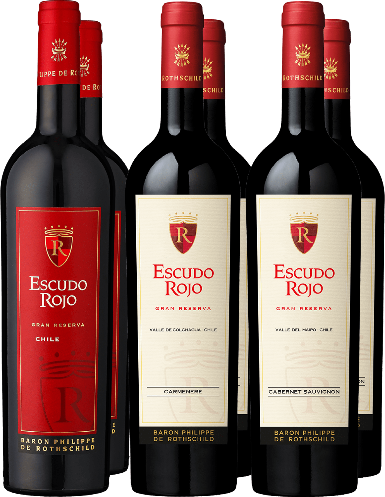 4002859988610 - 6er-Probierpaket »Rotweine von Escudo Rojo« 4002859988610 - 6er-Probierpaket »Rotweine von Escudo Rojo«
