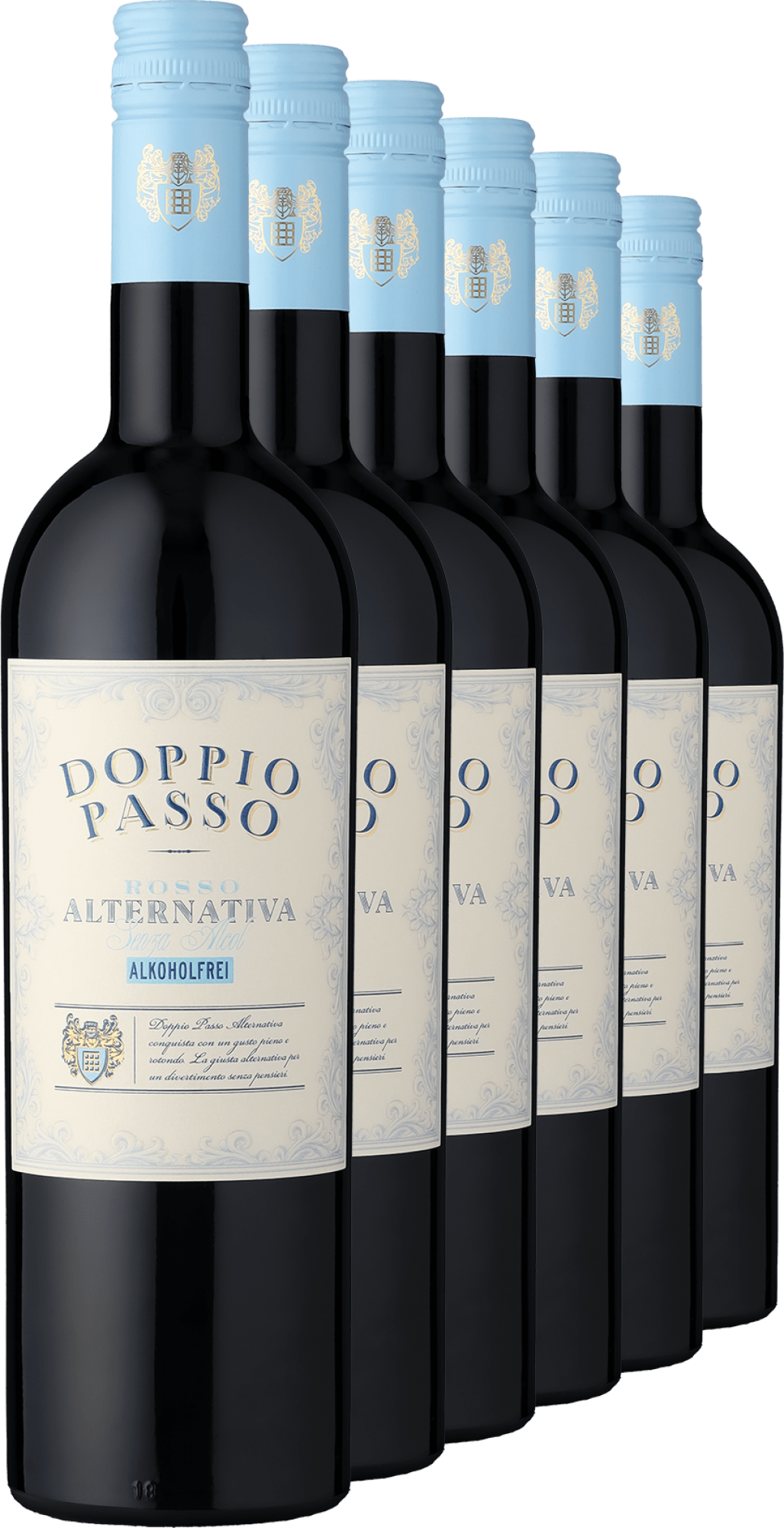 Doppio Passo Rosso »Alternativa« Alkoholfrei im 6er-Vorratspaket
