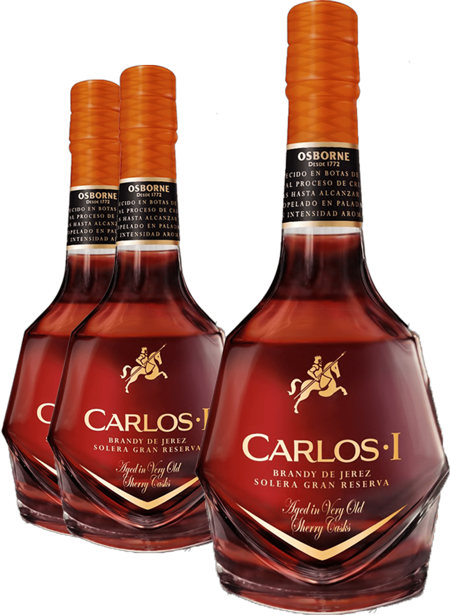 2+1-PAKET Carlos I Brandy de Jerez Solera Gran Reserva