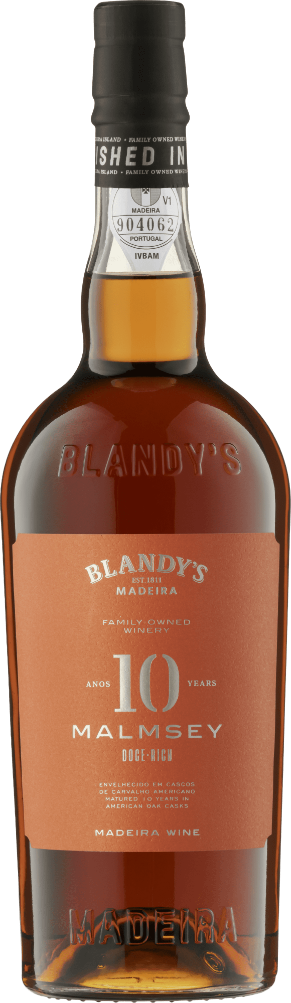 Blandy's 10 Years Old Malmsey Rich