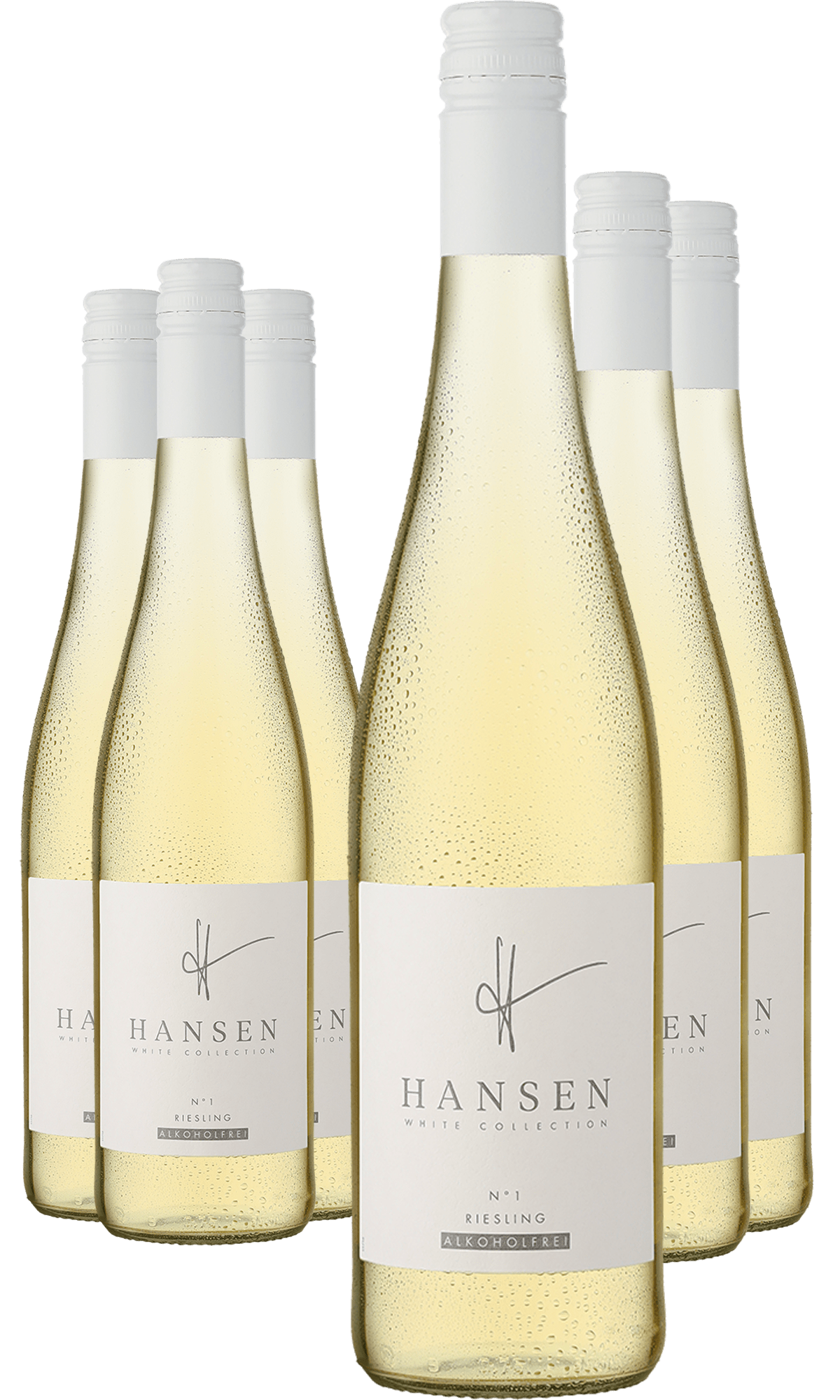 Image of 3+3-PAKET HANSEN »White Collection« N°1 Riesling Alkoholfrei