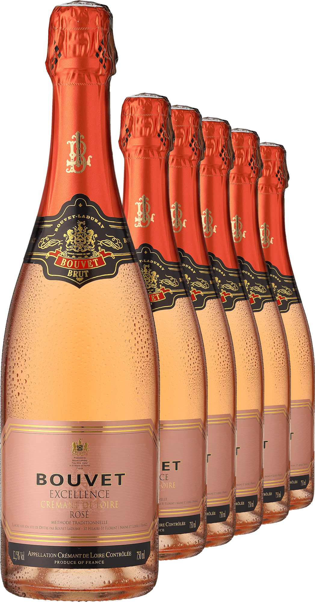 Bouvet Ladubay »Excellence« Crémant de Loire Rosé Brut im 6er-Vorratspaket Bouvet Ladubay Ludwig von Kapff DE