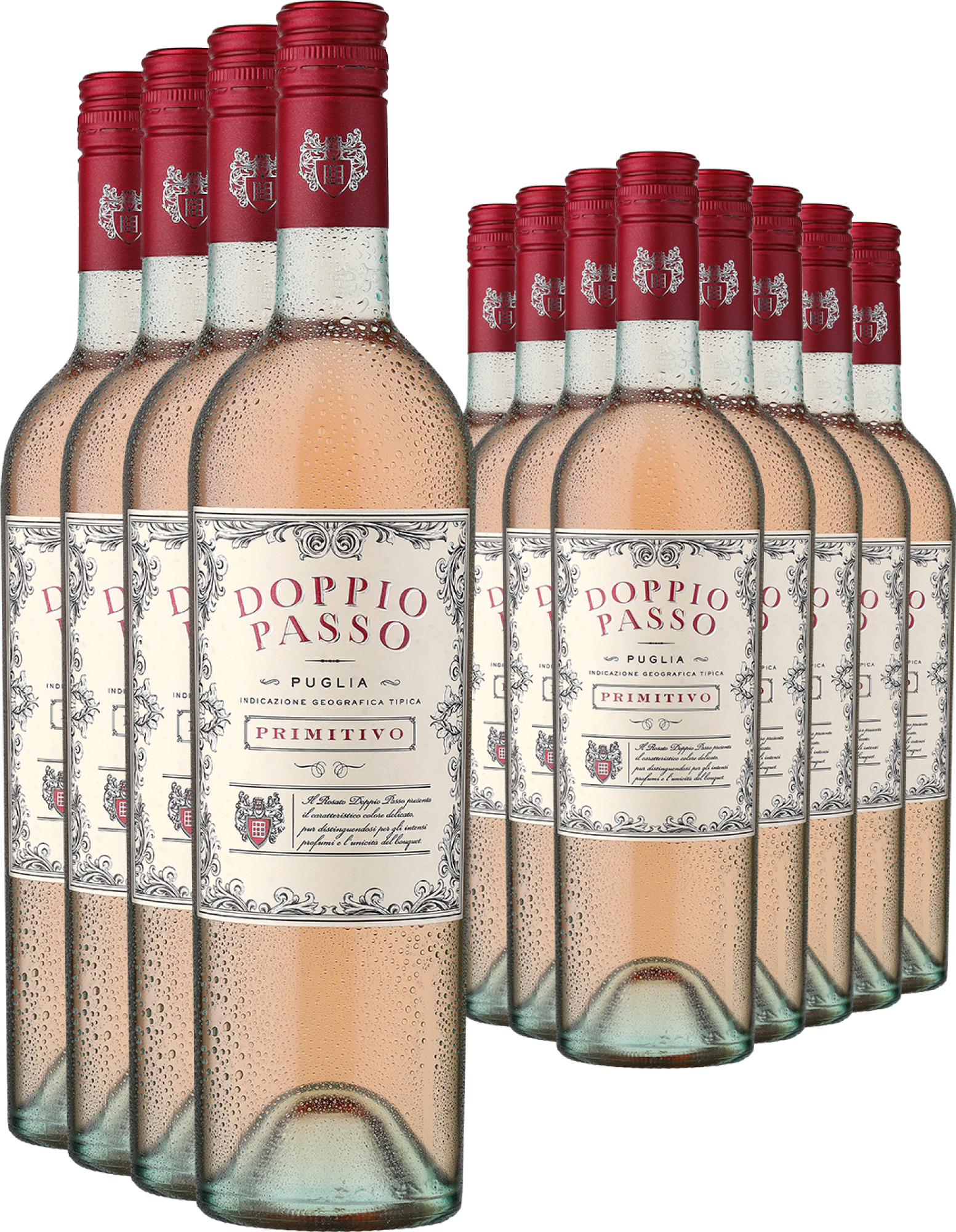 8+4-PAKET Doppio Passo Rosato Primitivo 2025