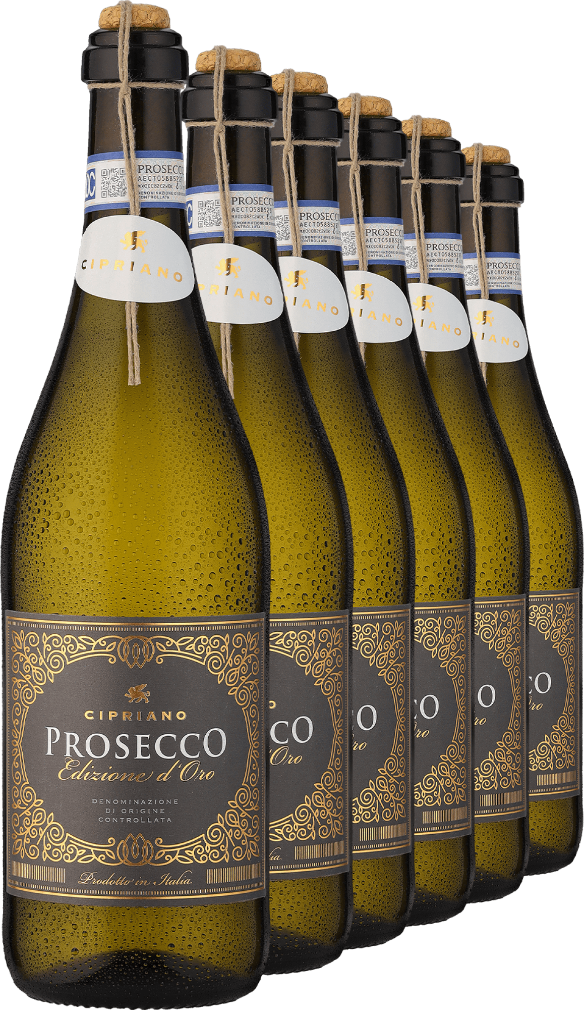 Cipriano Prosecco Edizione d'Oro im 6er-Vorratspaket