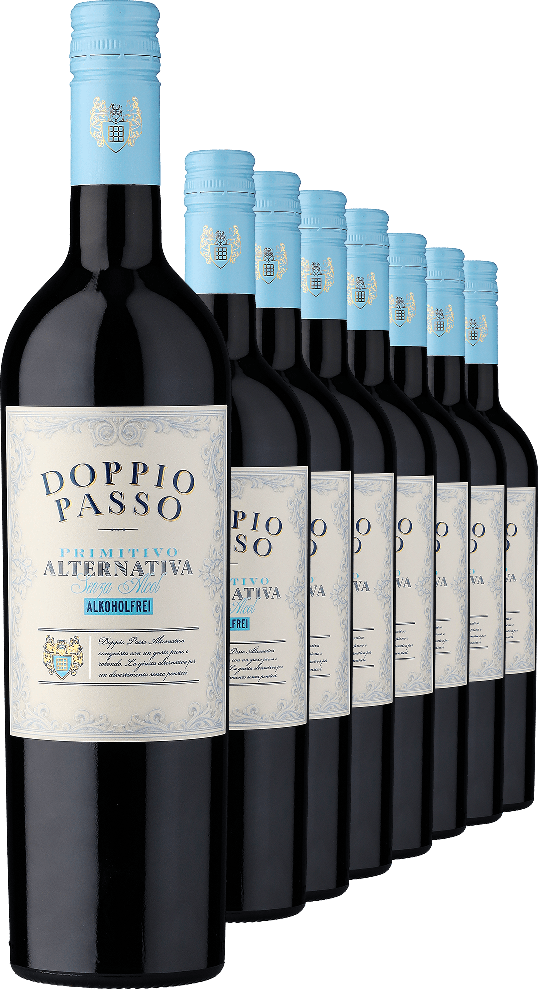 Doppio Passo Rosso »Alternativa« Alkoholfrei im 8er-Vorratspaket Botter Casa Vinicola S.P.A. Ludwig von Kapff DE