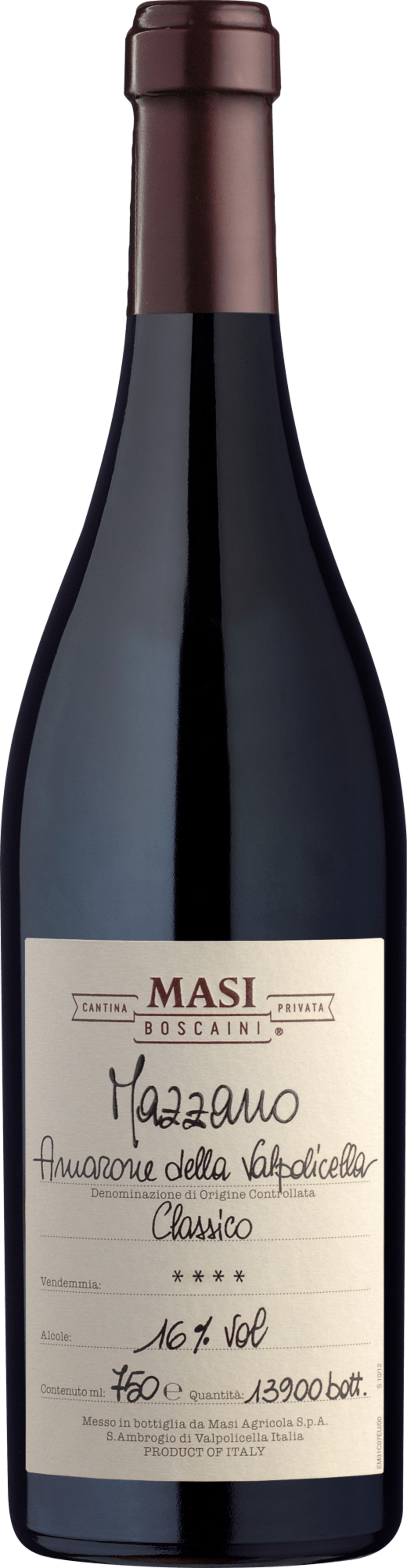 2015 Masi Mazzano Amarone della Valpolicella Classico - ab 6 Flaschen in der Holzkiste