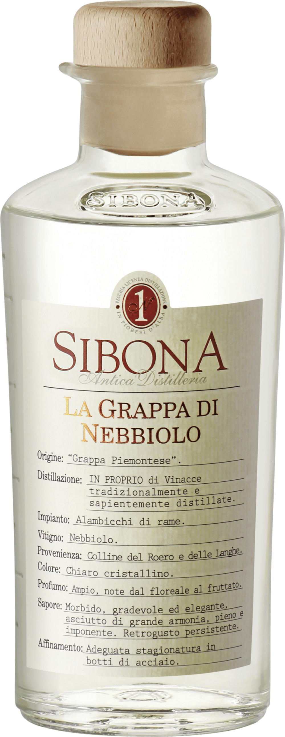 Sibona Grappa di Nebbiolo