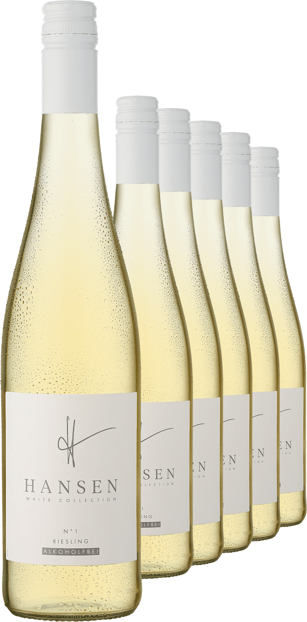 HANSEN »White Collection« N°1 Riesling Alkoholfrei im 6er-Vorratspaket