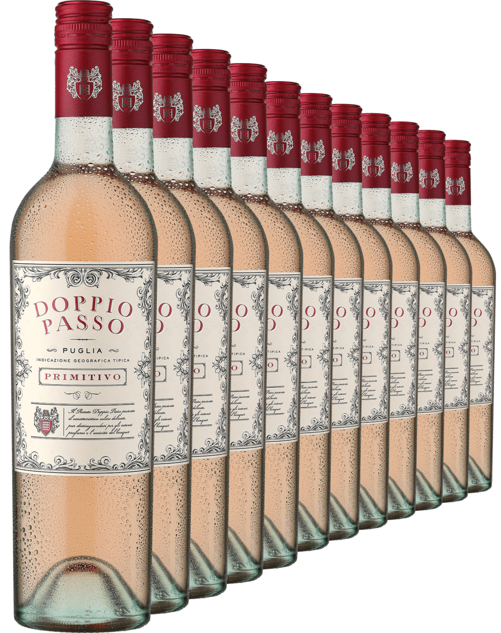 2025 Doppio Passo Rosato Primitivo im 12er-Vorratspaket