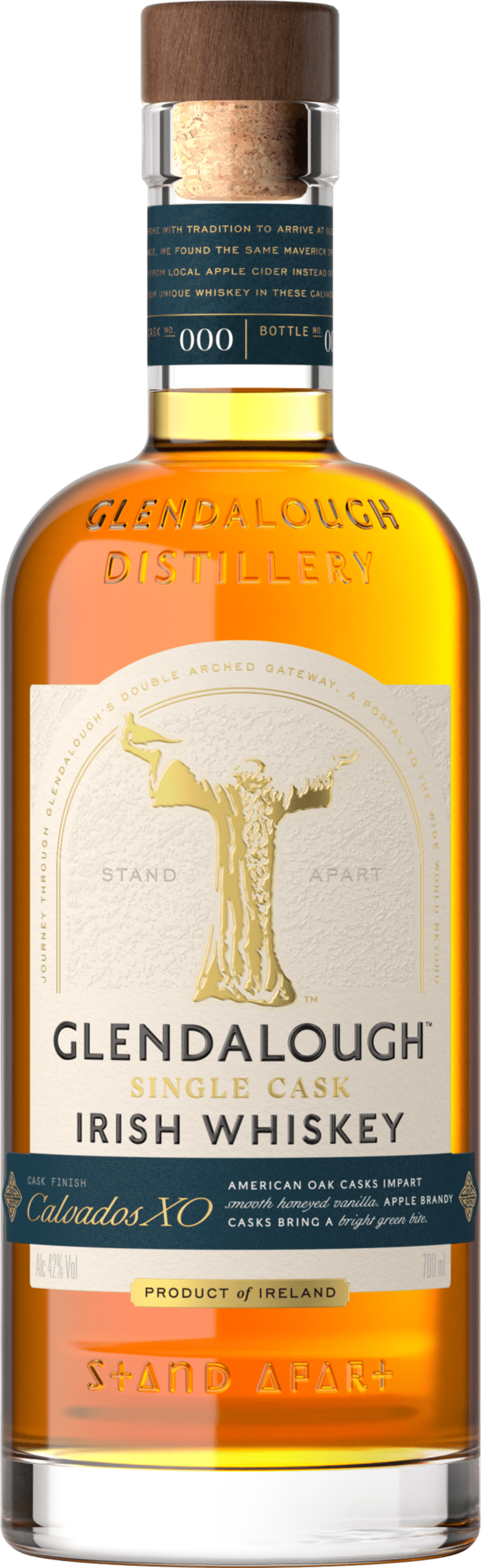 Glendalough Calvados XO Cask Finish Single Cask Irish Whiskey