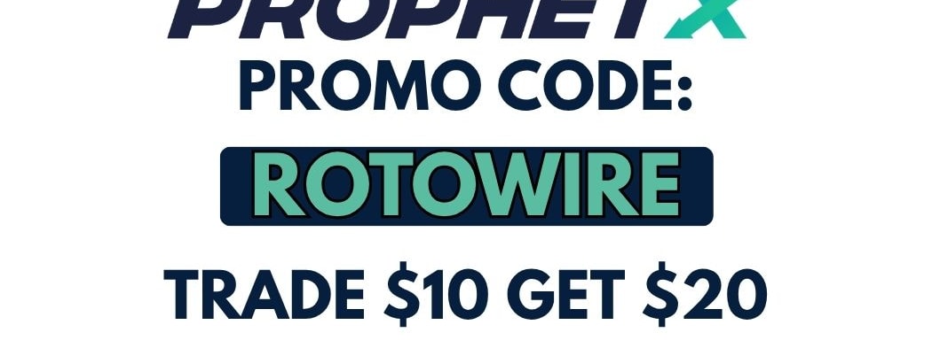ProphetX Promo Code ROTOWIRE: Trade $10, Get $20 (June 22)
