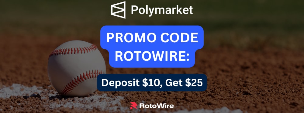 Polymarket Promo Code ROTOWIRE: $25 Bonus for Rays/Guardians (ALCS Game 3)