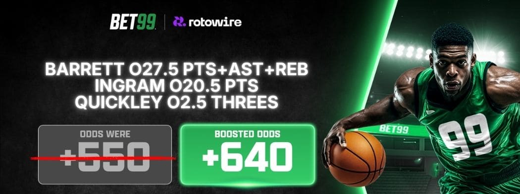 BET99 Boosted Parlay: Toronto Raptors vs. Houston Rockets (March 10, 2026)