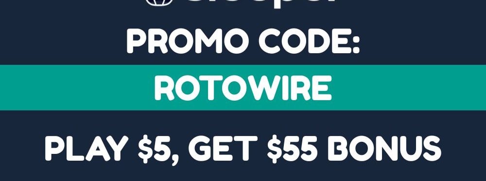 Sleeper Fantasy Promo Code ROTOWIRE: Play $5, Get $55 Today (June 2)