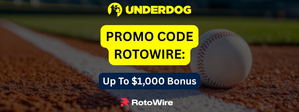 Underdog Promo Code ROTOWIRE: Up to $1K Bonus for Rays vs Guardians (ALCS Game 3)