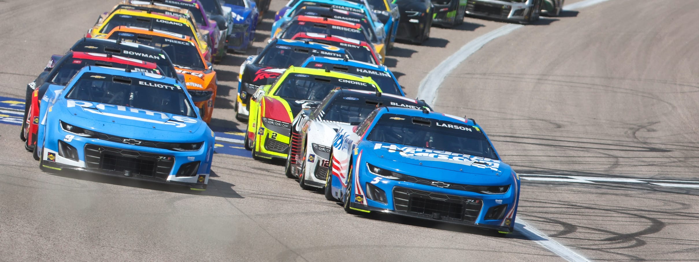 NASCAR Barometer: Dominant Kyle Larson Wins at Kansas