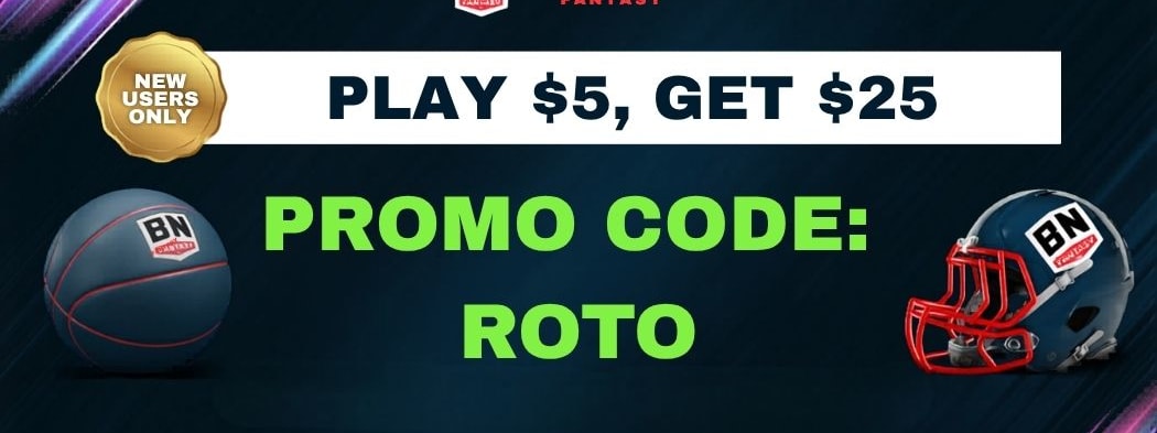 Bleacher Nation Promo Code ROTO: Play $5, Get $25 (September 16)