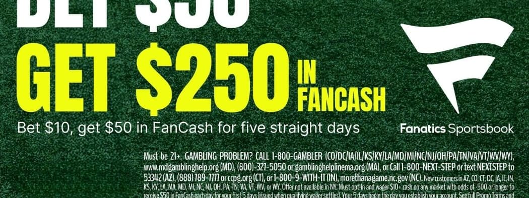 Fanatics Sportsbook Promo: Get $250 in FanCash for Thursday Night Football: Eagles at Giants