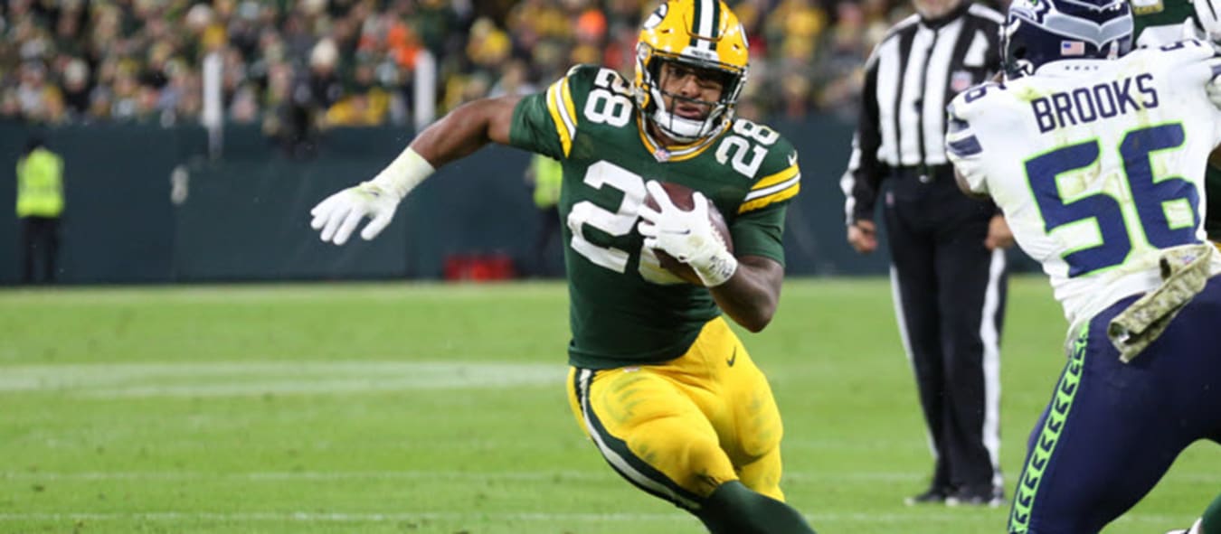 Packers vs. Rams Monday Night Football DFS Picks: Lineup Includes Aaron  Jones, AJ Dillon, Christian Watson, and Tutu Atwell