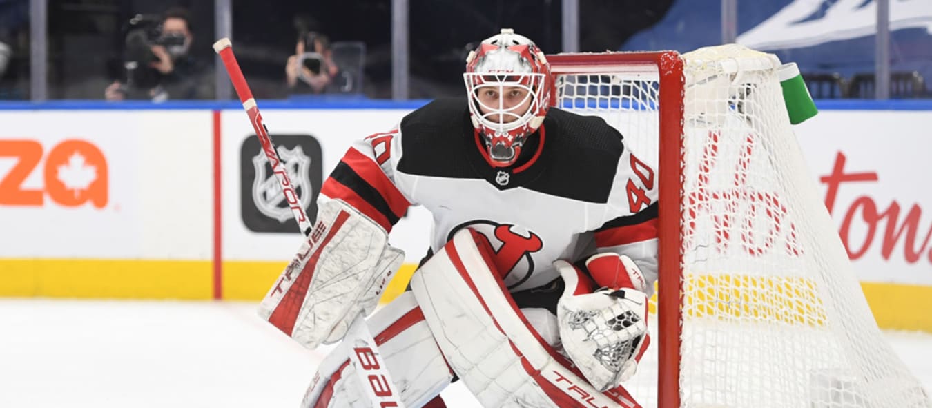 Akira Schmid proves he's Devils' most reliable goalie in heroic