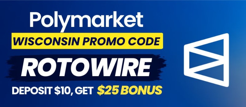 Polymarket Wisconsin Promo Code ROTOWIRE: Get $25 for October 2026