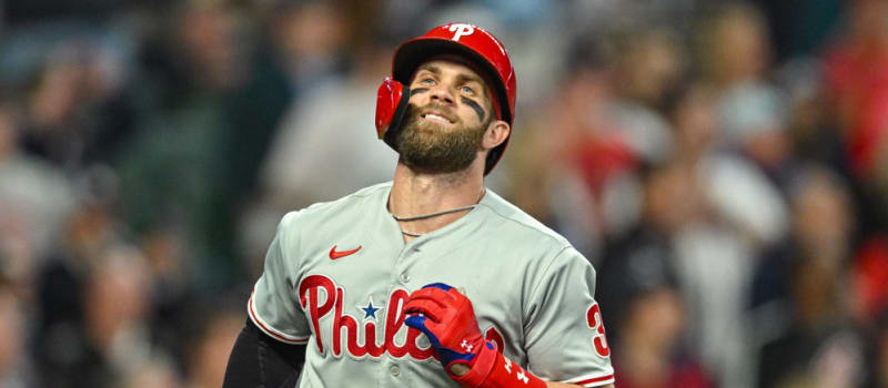 At Auction: Very fine September 11, 2022 Bryce Harper game worn  Philadelphia Phillies jersey (NL Championship season)(MLB Authentication)