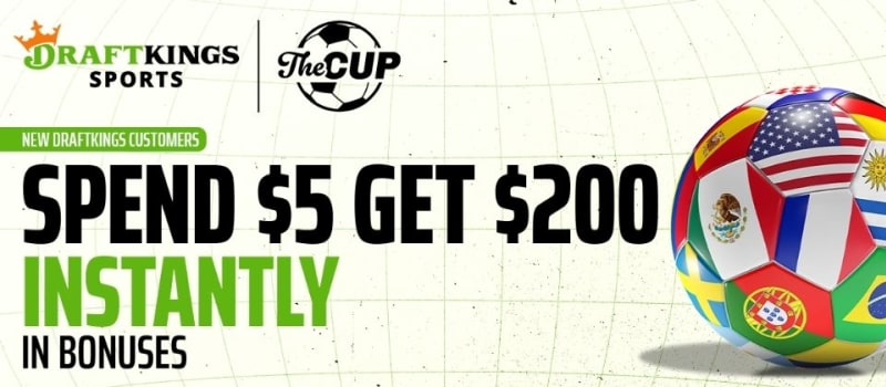 DraftKings Promo Code: Bet $5, Get $200 in Bonus Bets Instantly (6/4)