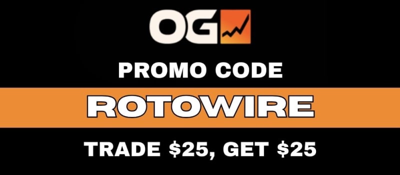 OG Promo Code ROTOWIRE: Trade $25, Get $25 Sign Up Bonus | RotoWire