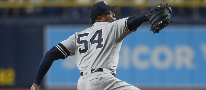 Tattoo infection leaves pitcher Aroldis Chapman on 15-day Injured List