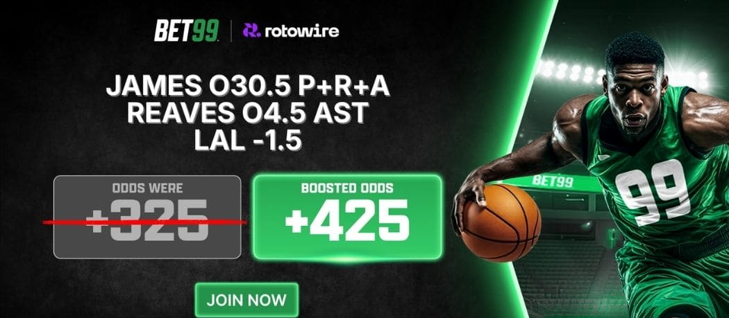 Lakers vs Pistons Best Bets: +425 LAL-DET Odds Exclusively at BET99