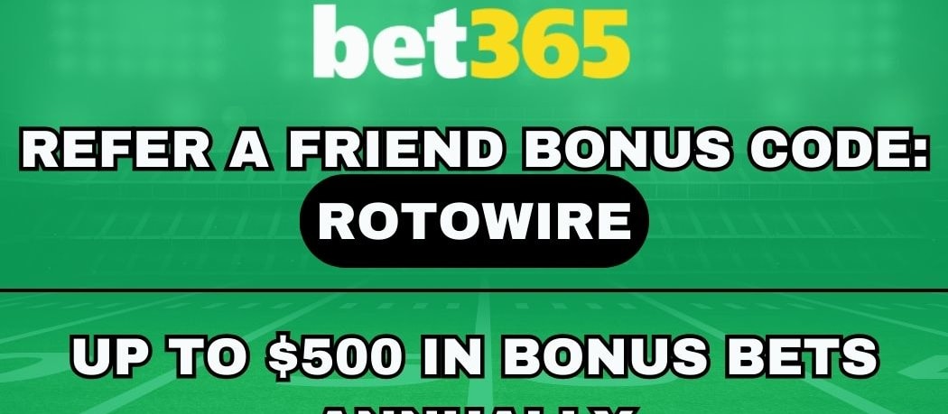 bet365 Refer-a-Friend Bonus ROTOWIRE: Up To $500 (Feb. 28)