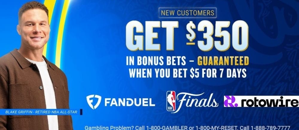 FanDuel Promo Code: Get $350 in Bonus Bets (6/3)