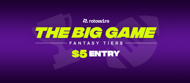 Sign Up Today For RotoWire's Big Game Tiers Contest!